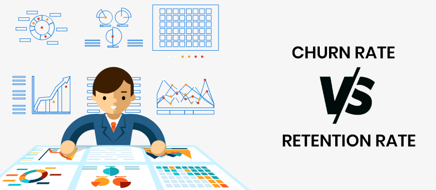 Churn rate vs Retention rate - Complete guide for 2021 - ChatGen